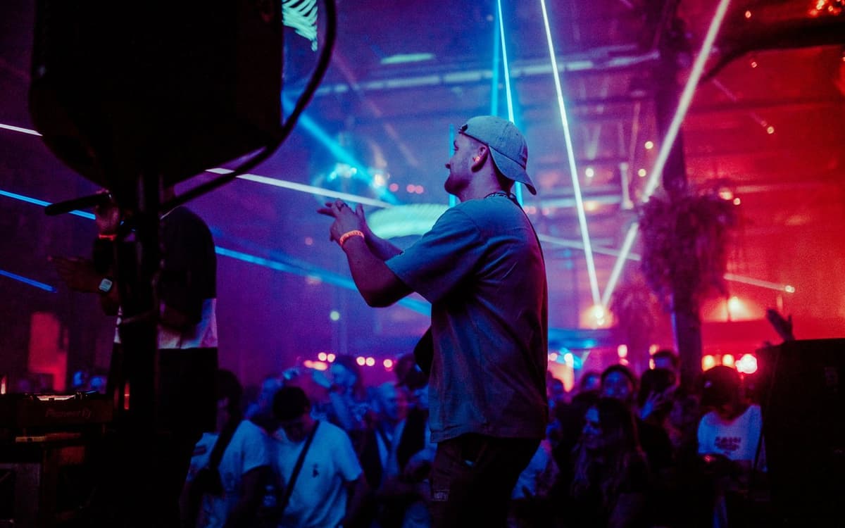Unglued performing at a club show