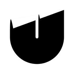 Unglued logo, black